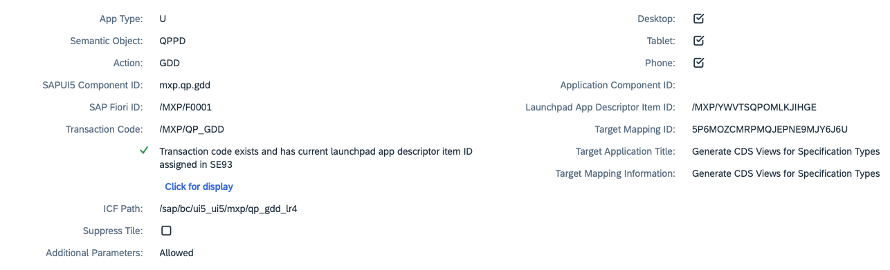 Target Mapping GDD