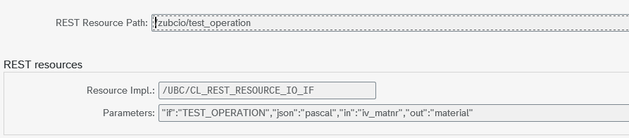 REST Resource Parameters complex